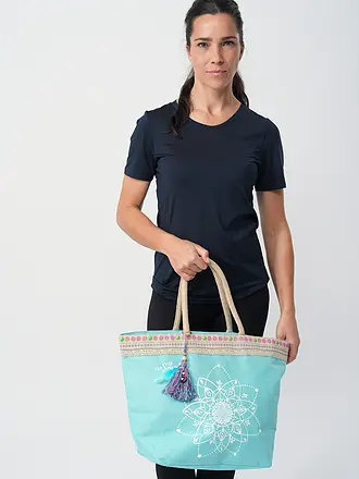 THE SPIRIT OF OM |  Lady-Shopper - natur | türkis